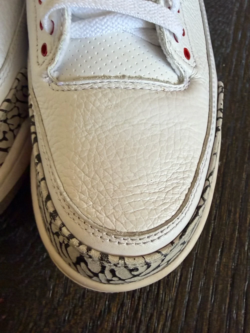 Jordan 3 Retro White Cement Reimagined Sneakers men’s size 11- USED - Picture 6 of 12